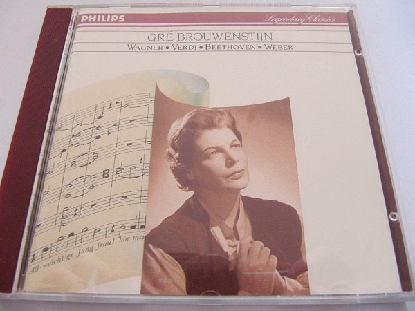 Gré Brouwenstijn - Wagner Verdi Beethoven Weber -Philips CD, Ophalen of Verzenden, Zo goed als nieuw, Romantiek, Album