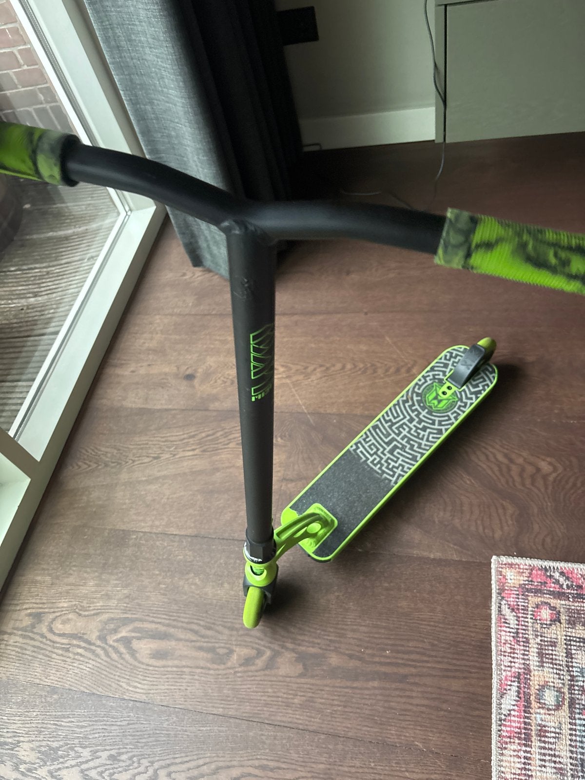 Stuntstep MGP MFX - Groen/Zwart, Ophalen, Zo goed als nieuw, Gewone step