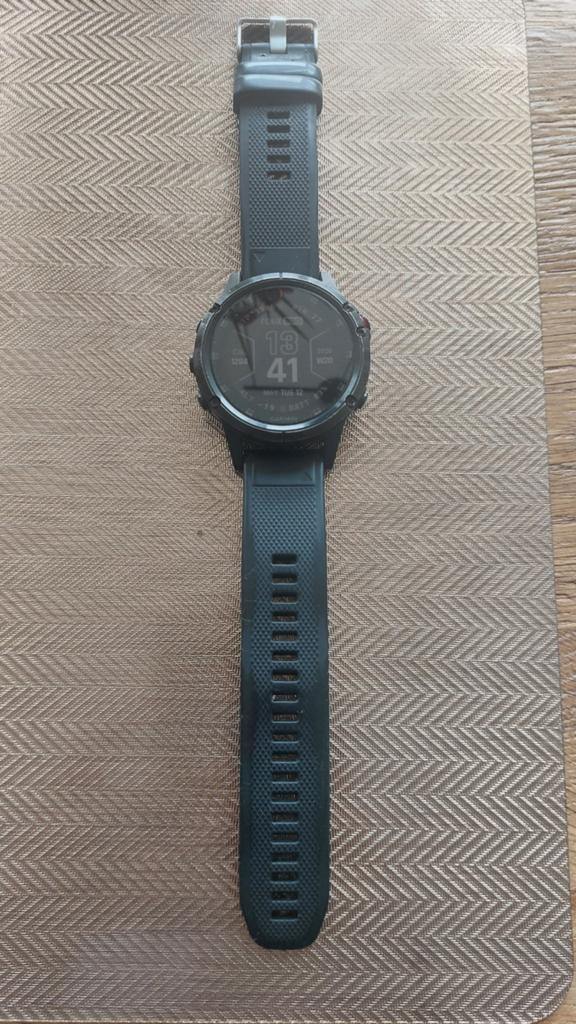 Garmin Fenix 5 Plus, Sieraden, Tassen en Uiterlijk, Sporthorloges, Ophalen of Verzenden, Zo goed als nieuw, Zwart, Android