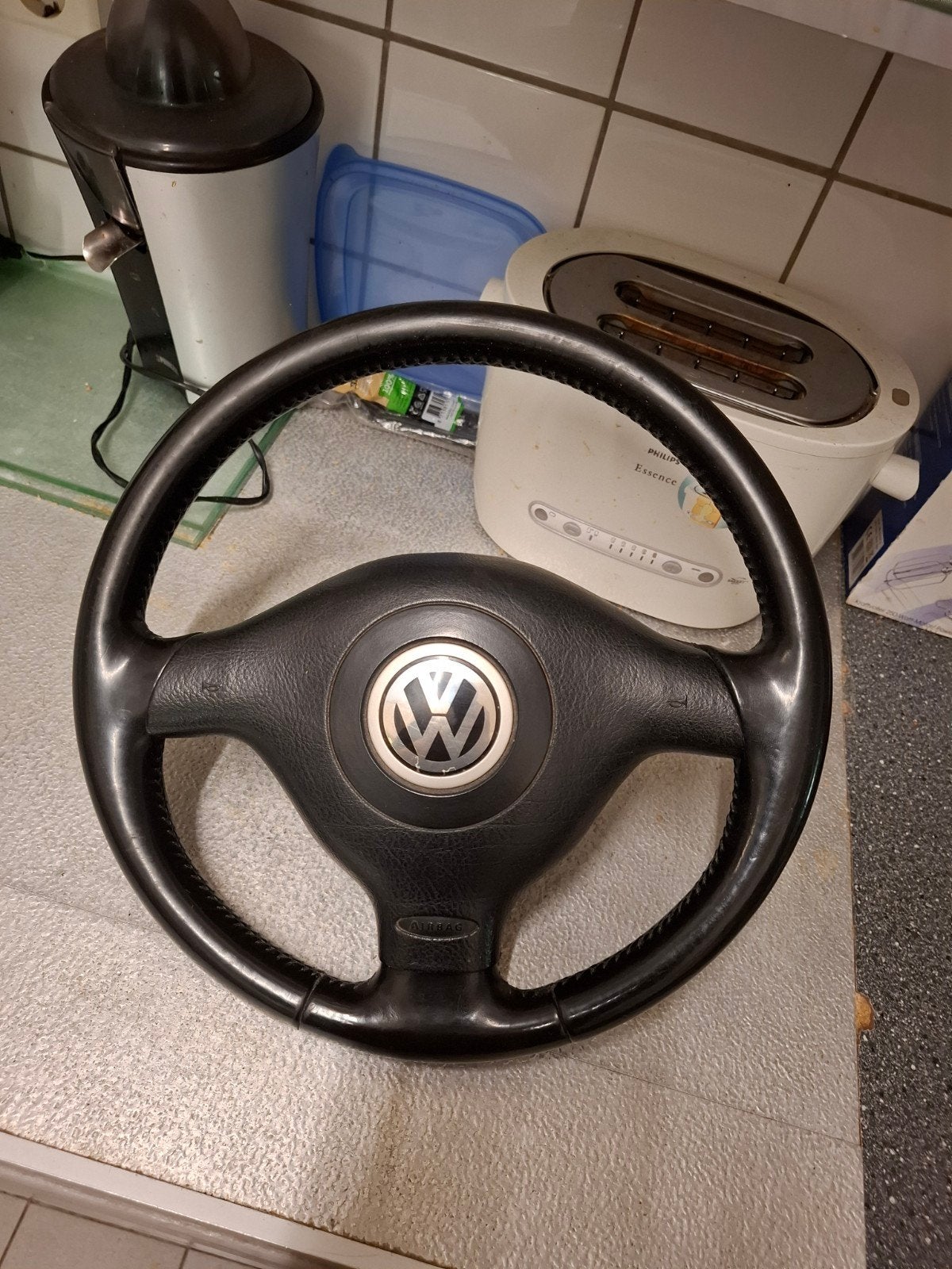 Volkswagen golf 3.5 stuur leer, Auto-onderdelen, Besturing, Ophalen, Volkswagen