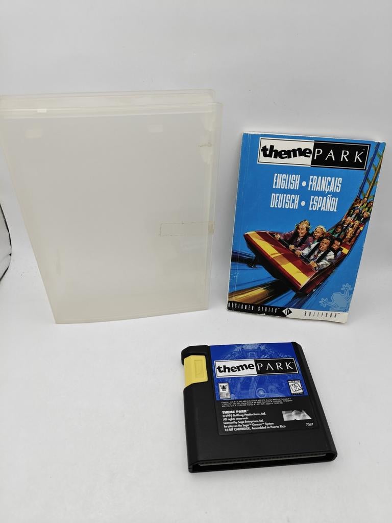 Theme Park Sega Mega Drive, Spelcomputers en Games, Games | Sega, Zo goed als nieuw, Mega Drive, Avontuur en Actie, 1 speler, Vanaf 3 jaar