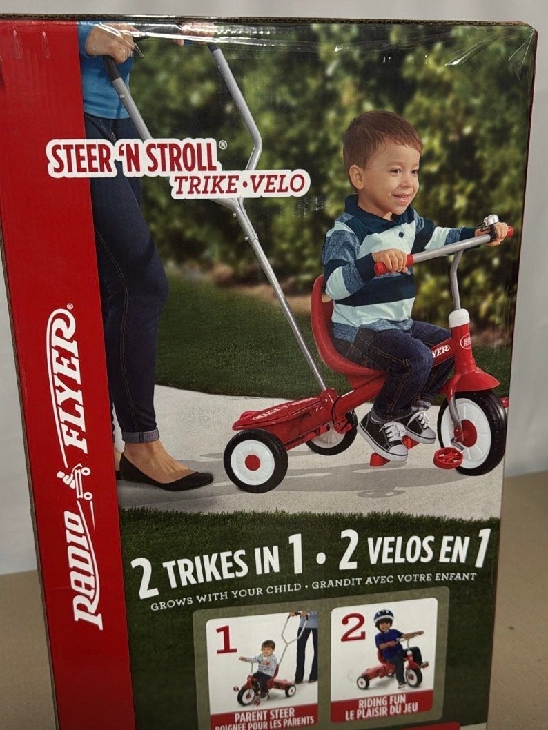 Radio Flyer Steer 'N Stroll Trike Velo - 2-in-1 Driewieler, Overige typen, Onbekend, Nieuw, Ophalen of Verzenden