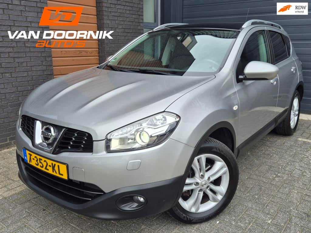 Nissan Qashqai 2.0 Tekna 4WD Automaat/Leder/Panoramadak/Xeno, Auto's, Gebruikt, Zwart, Leder, Vierwielaandrijving