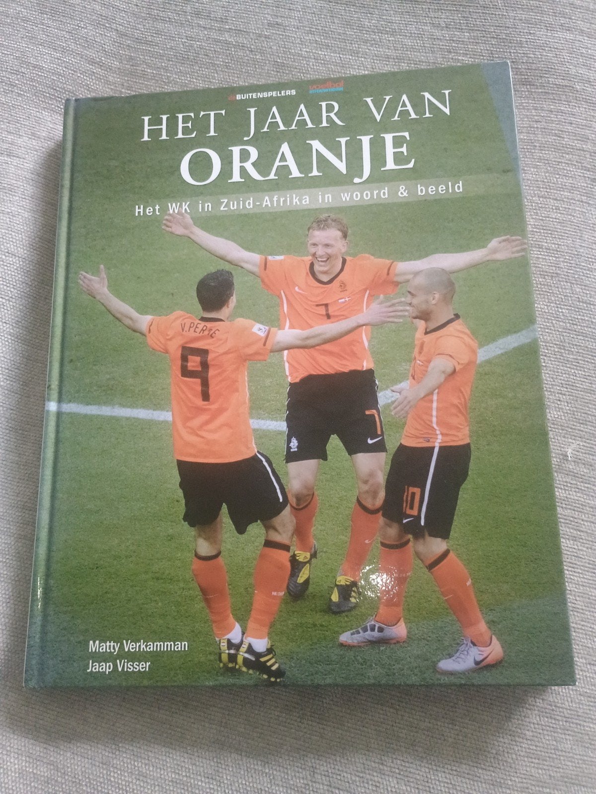 Het Jaar van Oranje: Het WK in Zuid-Afrika, Boeken, Sportboeken, Ophalen of Verzenden, Zo goed als nieuw, Matty Verkamman, Jaap Visser