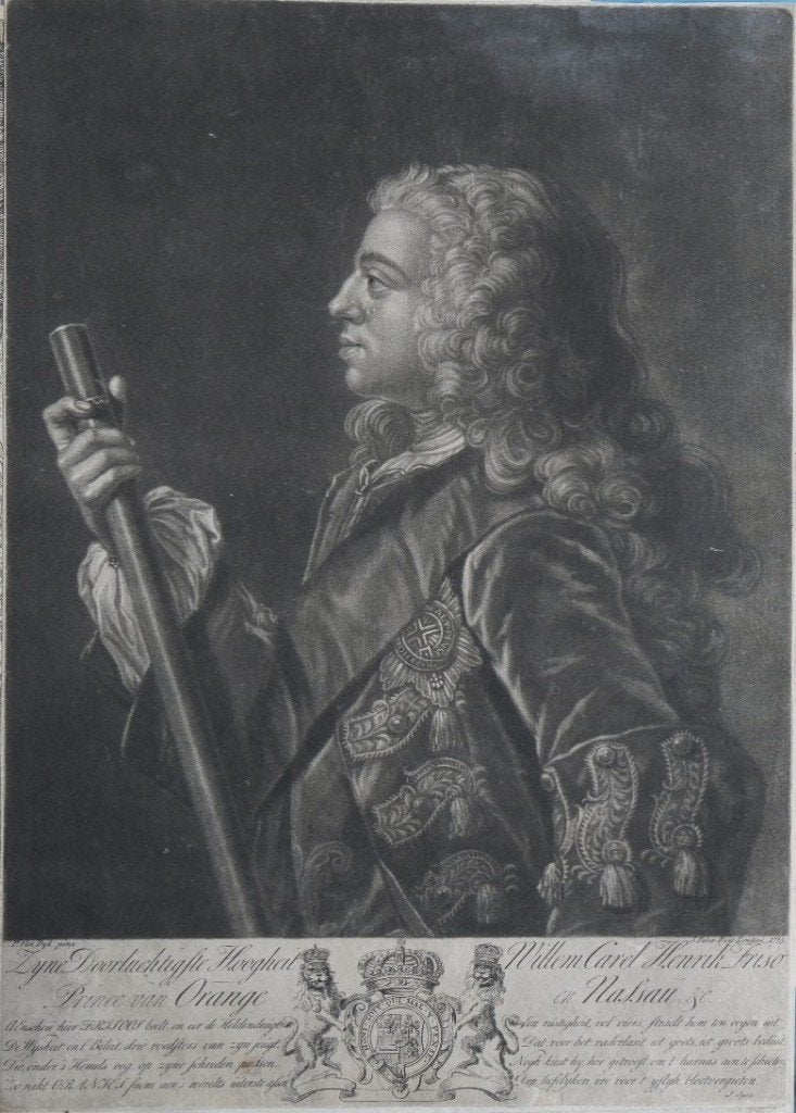 "Zijne Doorluchtighe Hoogheit Willem Karel Henrik Friso"1735, Ophalen