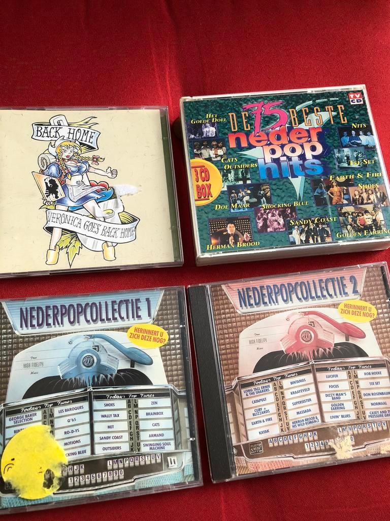 Diverse CD's Nederpop  oa Solution , Nits, Kayak Focus eva, Ophalen of Verzenden, Zo goed als nieuw, Pop