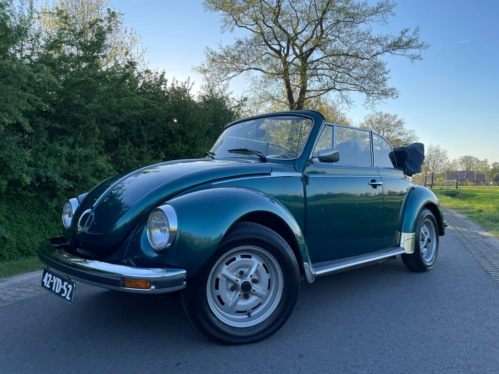 Volkswagen 1303 1.6 LS 1976 Cabrio PRACHTIG EXEMPLAAR, Auto's, 4 cilinders, Cabriolet, 910 kg, Particulier