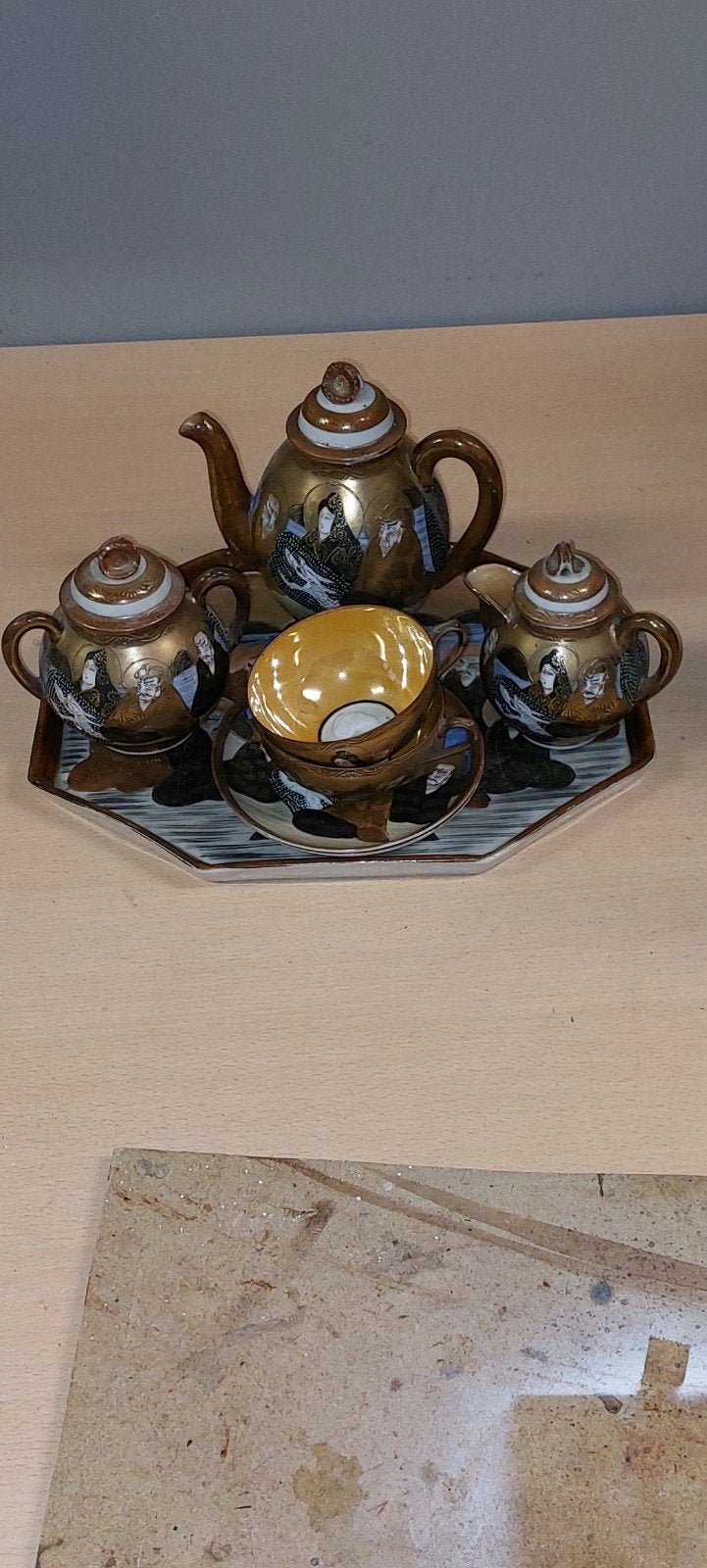 Satsuma thee servies, Antiek en Kunst, Ophalen