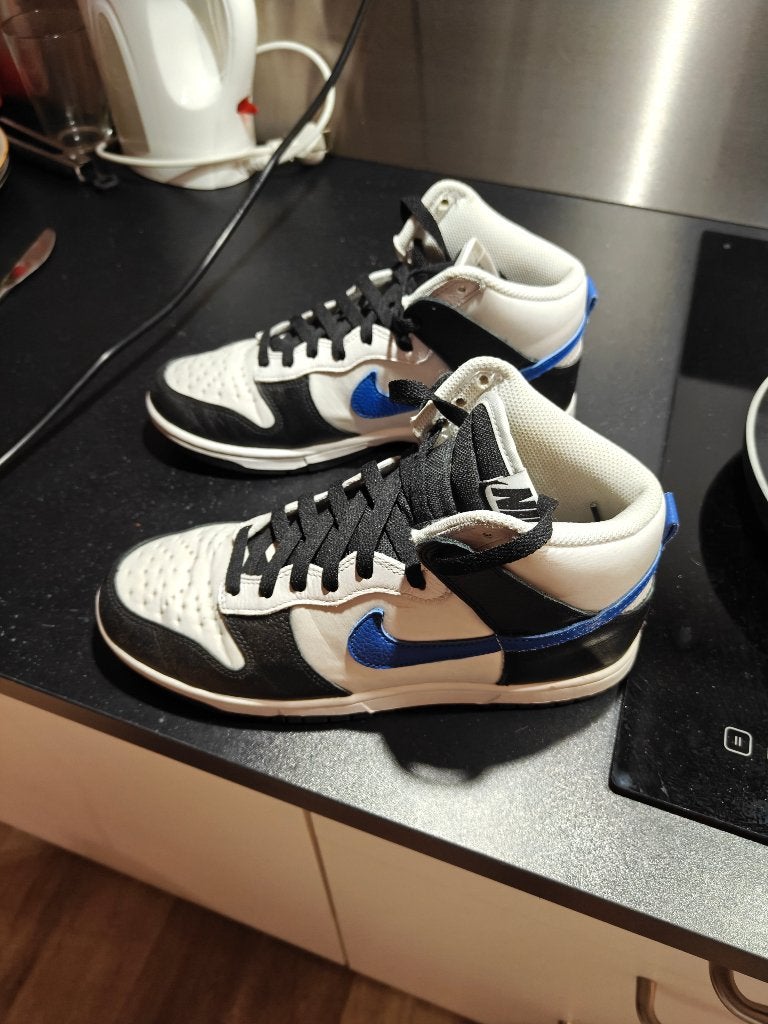 Nike dunk high schoenen maat 40,5, Ophalen, Overige kleuren, Nike, Sneakers of Gympen