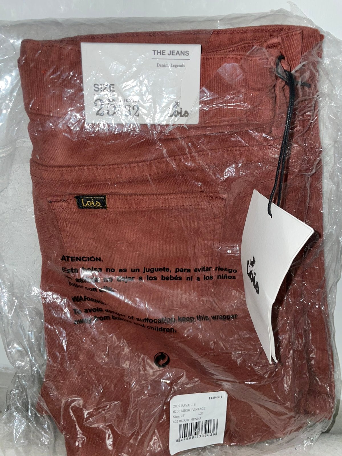 Lois Bordeaux rood maat 25 lengte 32 raval, Kleding | Dames, Broeken en Pantalons, Nieuw, Ophalen of Verzenden, Maat 34 (XS) of kleiner