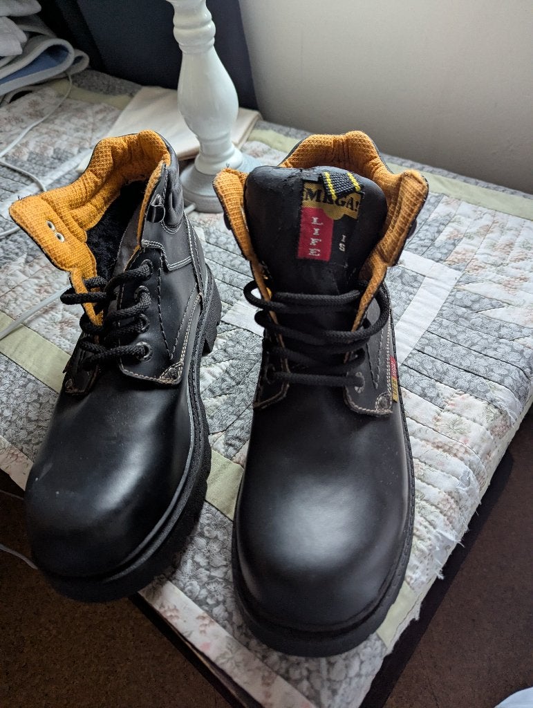 heren schoenen, hoge stevige schoenen, mt 42, Zwart, Boots, Ophalen of Verzenden, Zo goed als nieuw
