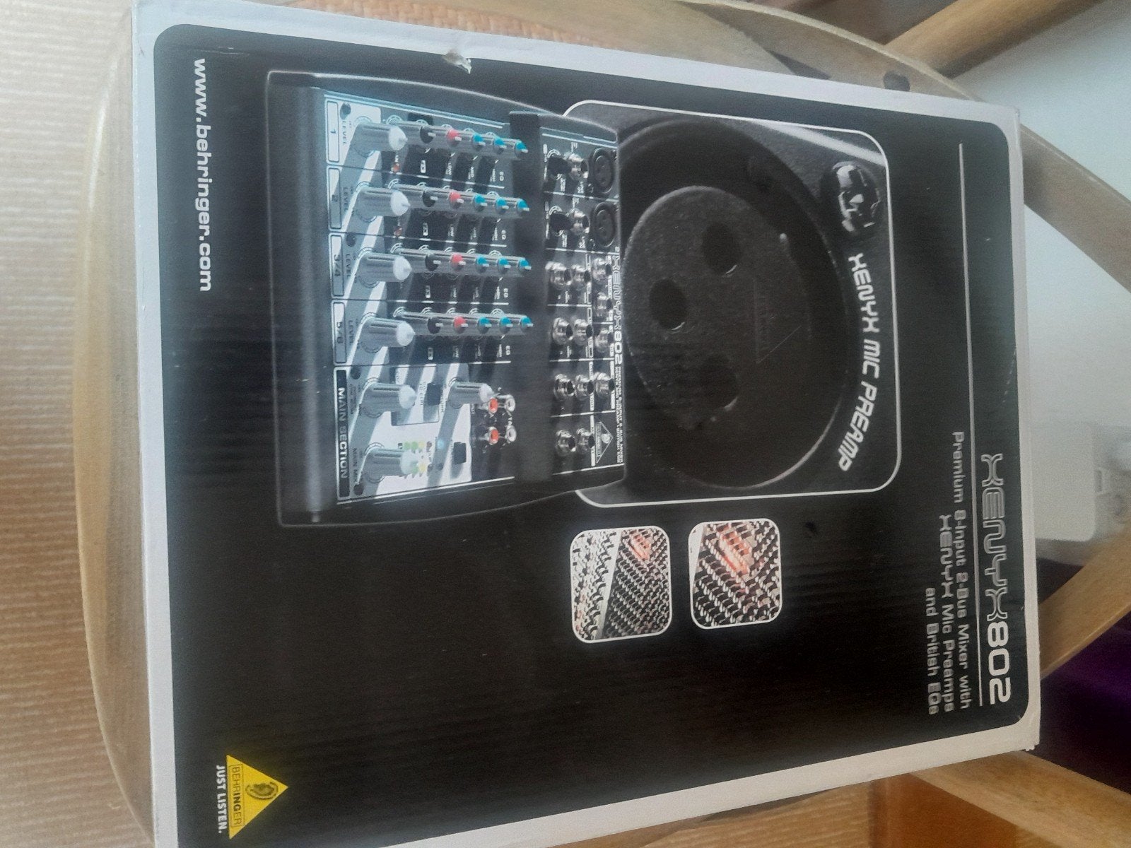 Behringer Xenyx 802 Mengpaneel - Nieuw in doos!, Muziek en Instrumenten, Ophalen of Verzenden, Nieuw, 5 tot 10 kanalen, Microfooningang