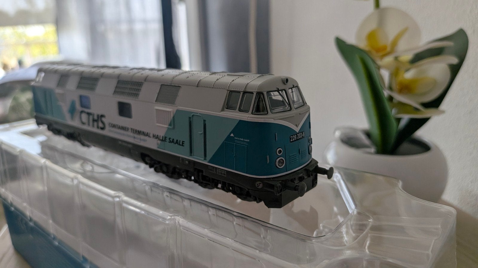 Piko 59582 BR 228 CTHS Anoloog, Zo goed als nieuw, Analoog, Gelijkstroom, Locomotief