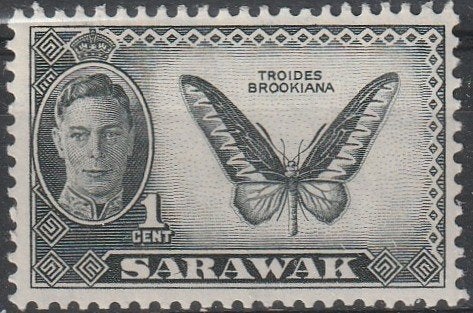 4566. Sarawak 171 pfr. Vlinder, Ophalen of Verzenden, Postfris, Oost-Azië