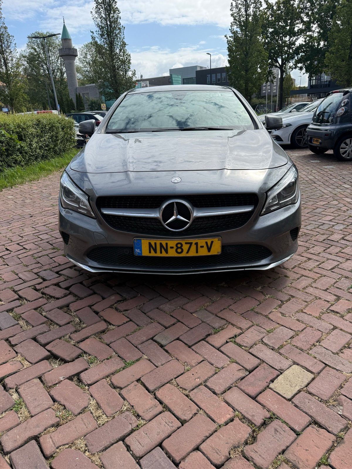 Mercedes-Benz CLA 180CDI 1.5 80KW 7G-DCT 2017 Grijs, Auto's, 730 kg, 4 cilinders, 1200 kg, Diesel