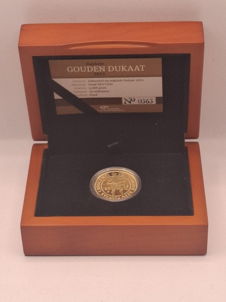 Dubbele gouden dukaat 2013 - Proof – Oplage 1.550 stuks, Koningin Beatrix, Losse munt, Goud, Overige waardes