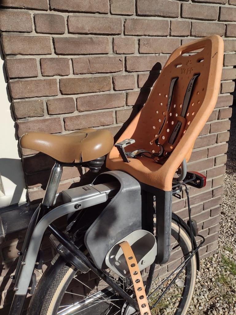 Thule Yepp Maxi achterzitje, Fietsen en Brommers, Fietsaccessoires | Fietsstoeltjes, Gebruikt, Ophalen of Verzenden