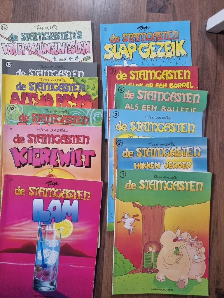 Serie stamgasten, Ophalen of Verzenden