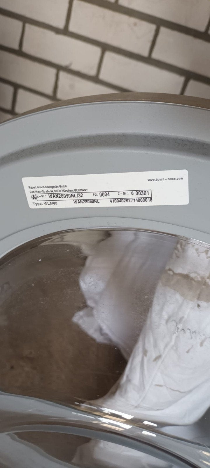 Bosch Serie 4 VarioPerfect Wasmachine WAN28090NL, Ophalen of Verzenden, Zo goed als nieuw, Voorlader, Energieklasse A of zuiniger