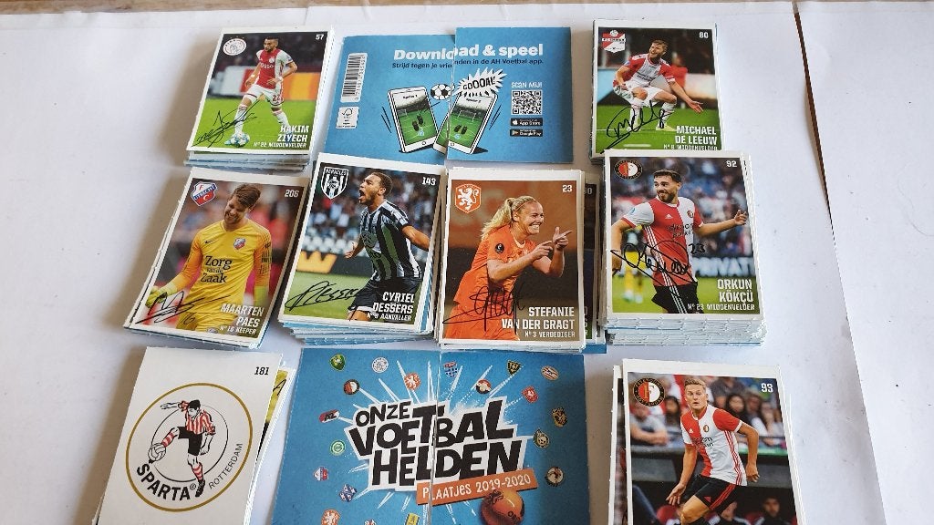 0367 voetbalplaatjes ah voetbalhelden 2019-2020 ., Verzenden, Zo goed als nieuw
