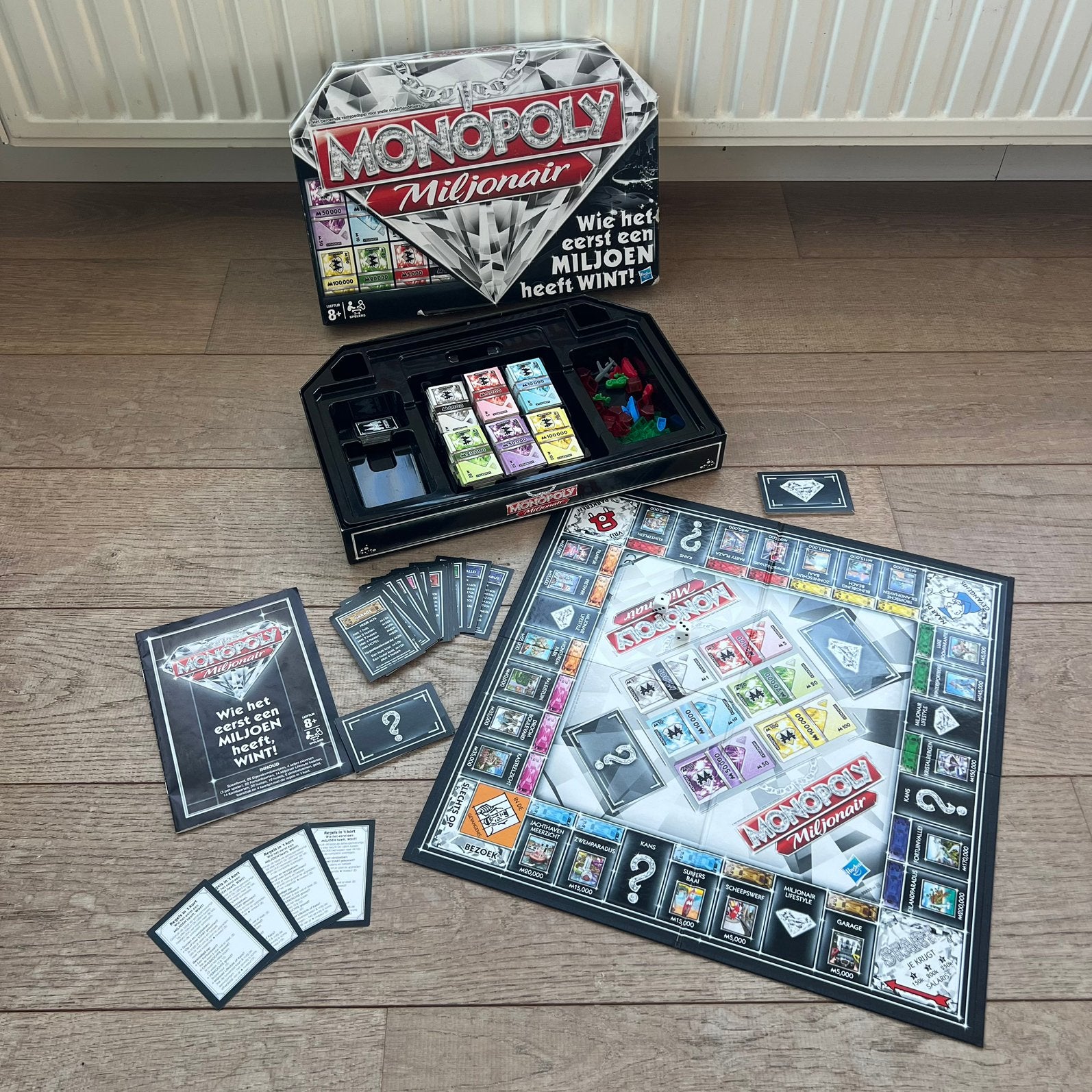 Monopoly Miljonair, Hobby en Vrije tijd, Gezelschapsspellen | Bordspellen, Drie of vier spelers, Ophalen of Verzenden, Gebruikt