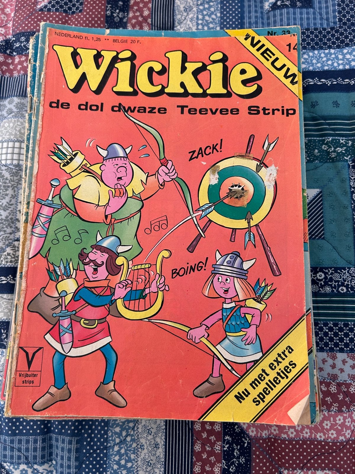 Diverse vintage stripboeken - Wickie, BamBam, Popeye, Pinocc, Meerdere stripboeken, Ophalen of Verzenden, Gelezen