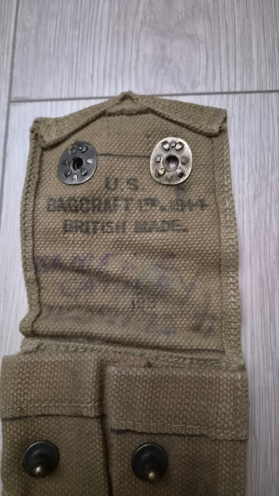 US British Made .45 Ammo Pouch, 1944, Bagcraft LTD, 1911, Verzenden, Amerika