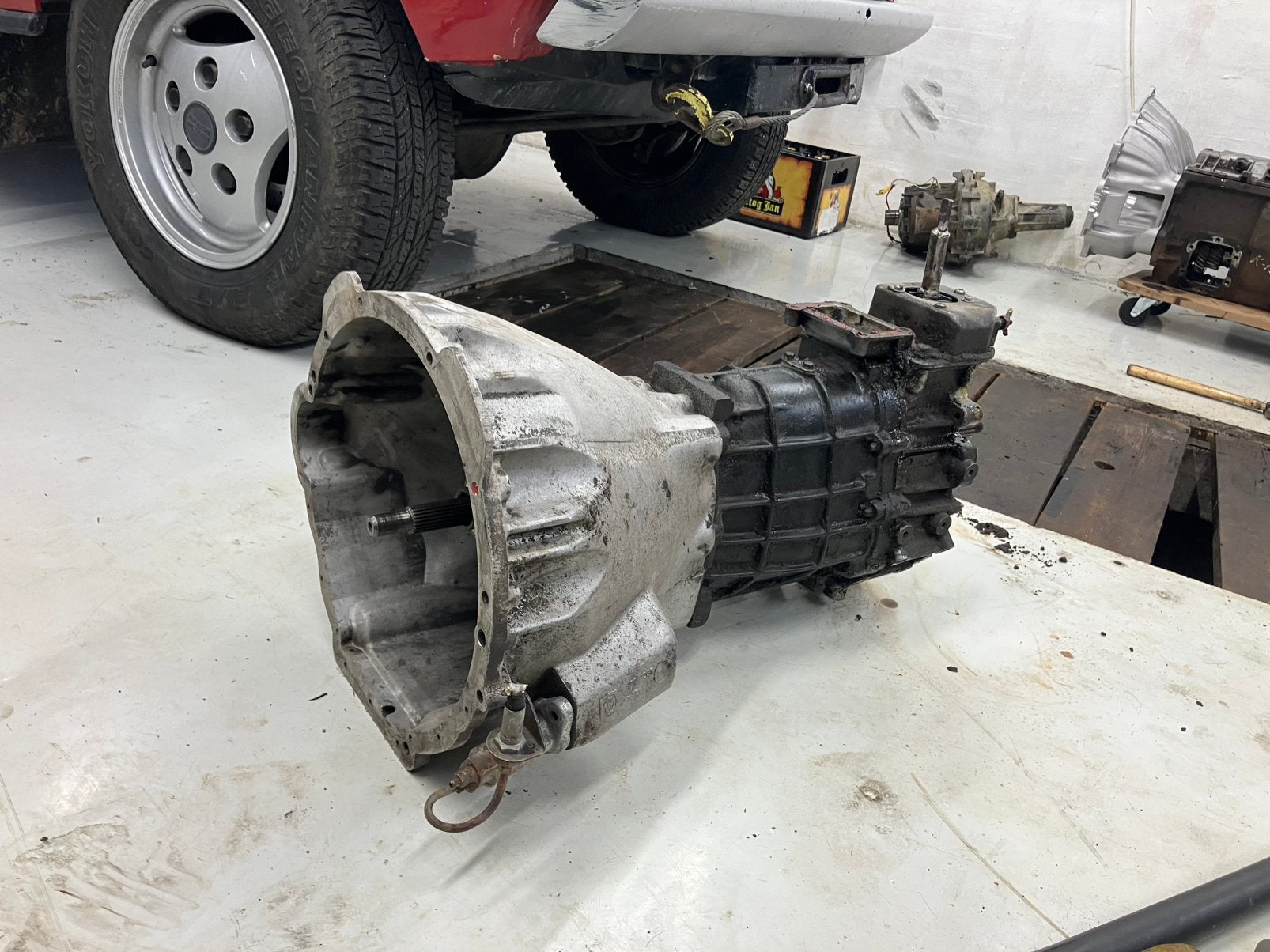 LT77S Rover V8 compleet + reserveonderdelen, Ophalen, Land Rover