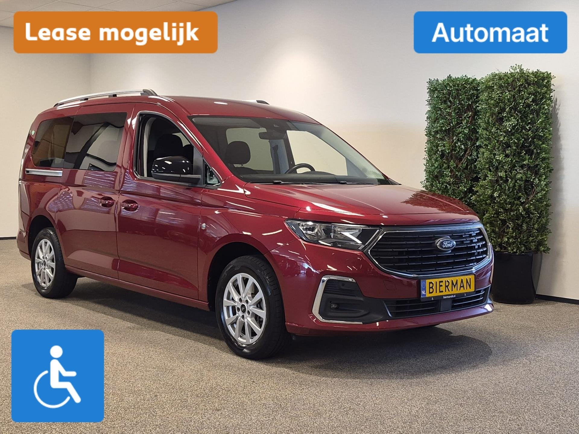 Ford Tourneo Connect L2 Rolstoelauto Automaat 5+1, Auto's, Automaat, 12 maanden, Stof, Bedrijf