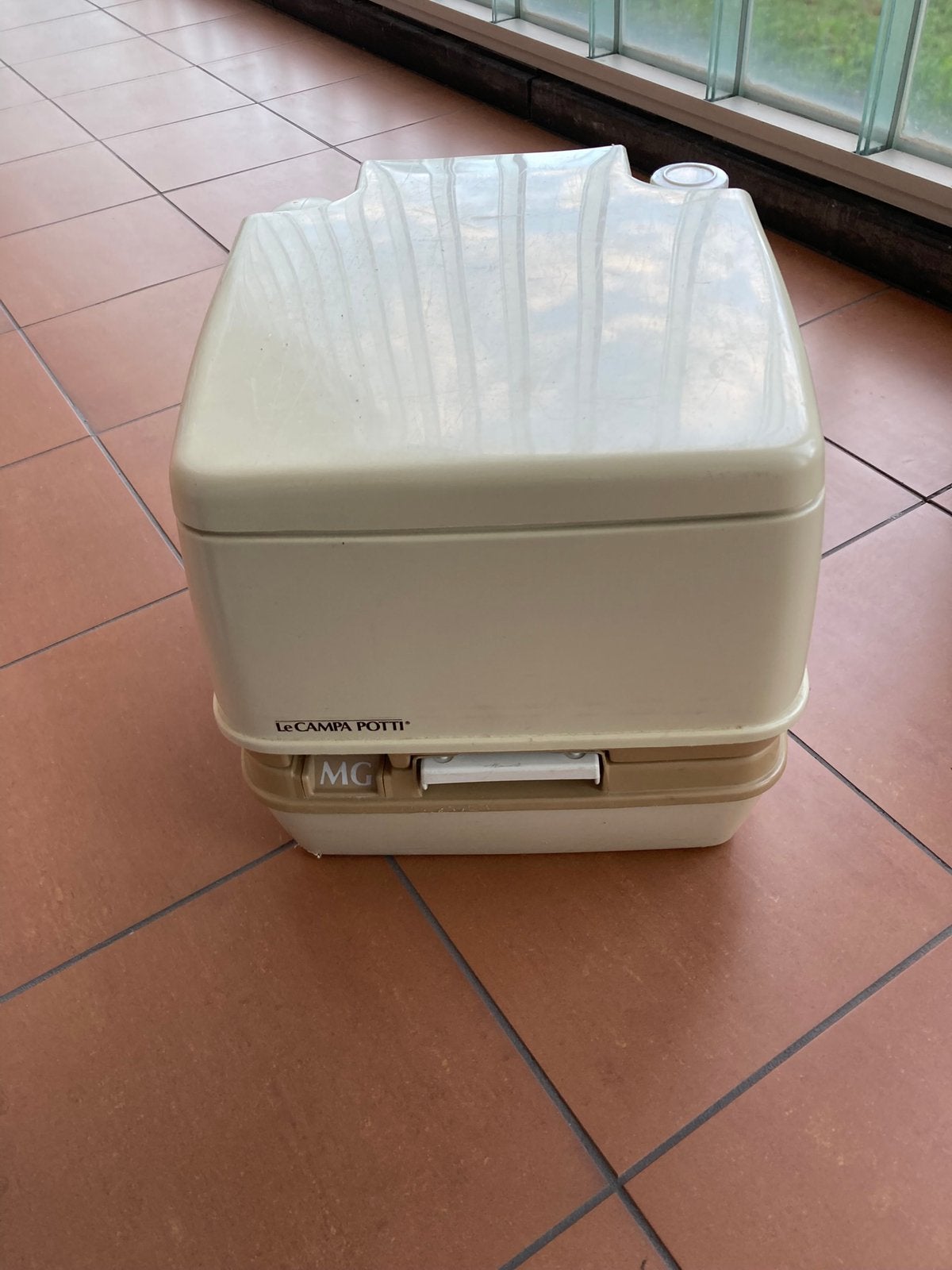 Le Campa Potti chemisch toilet caravan tent vouwwagen, Caravans en Kamperen, Ophalen, Zo goed als nieuw