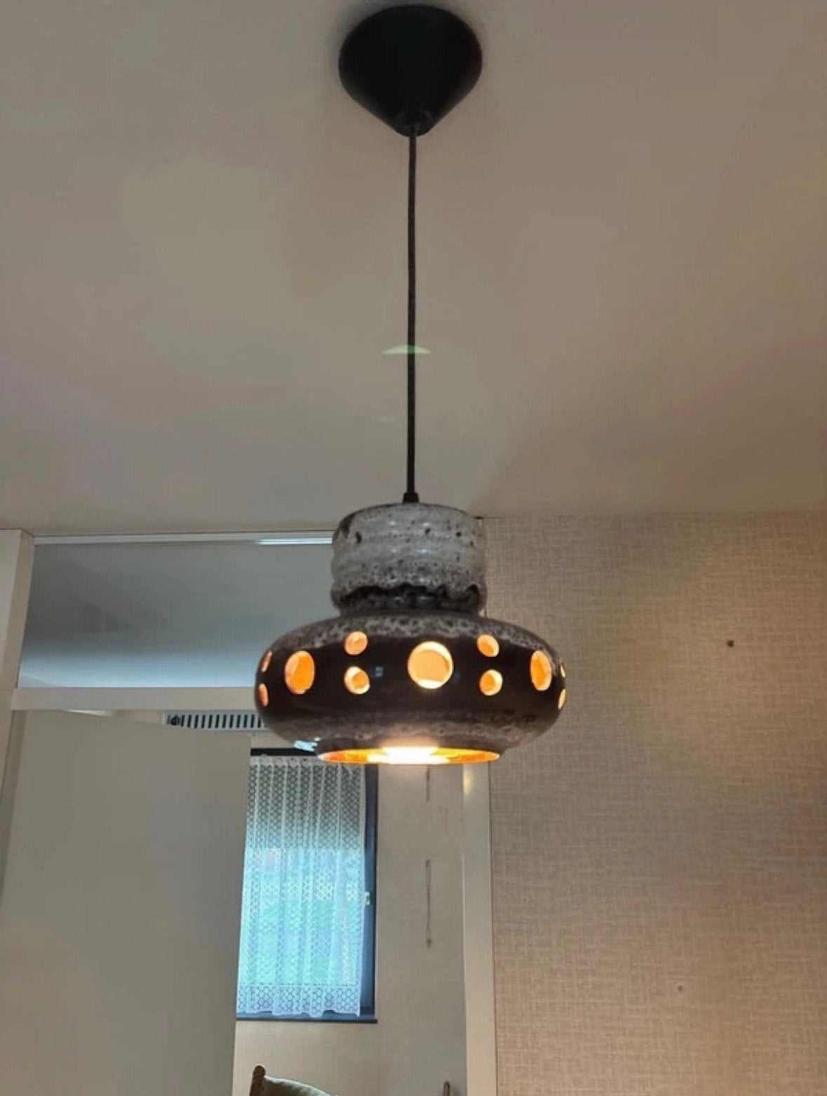 vintage Herda Fat Lava hanglamp, Ophalen of Verzenden, Zo goed als nieuw