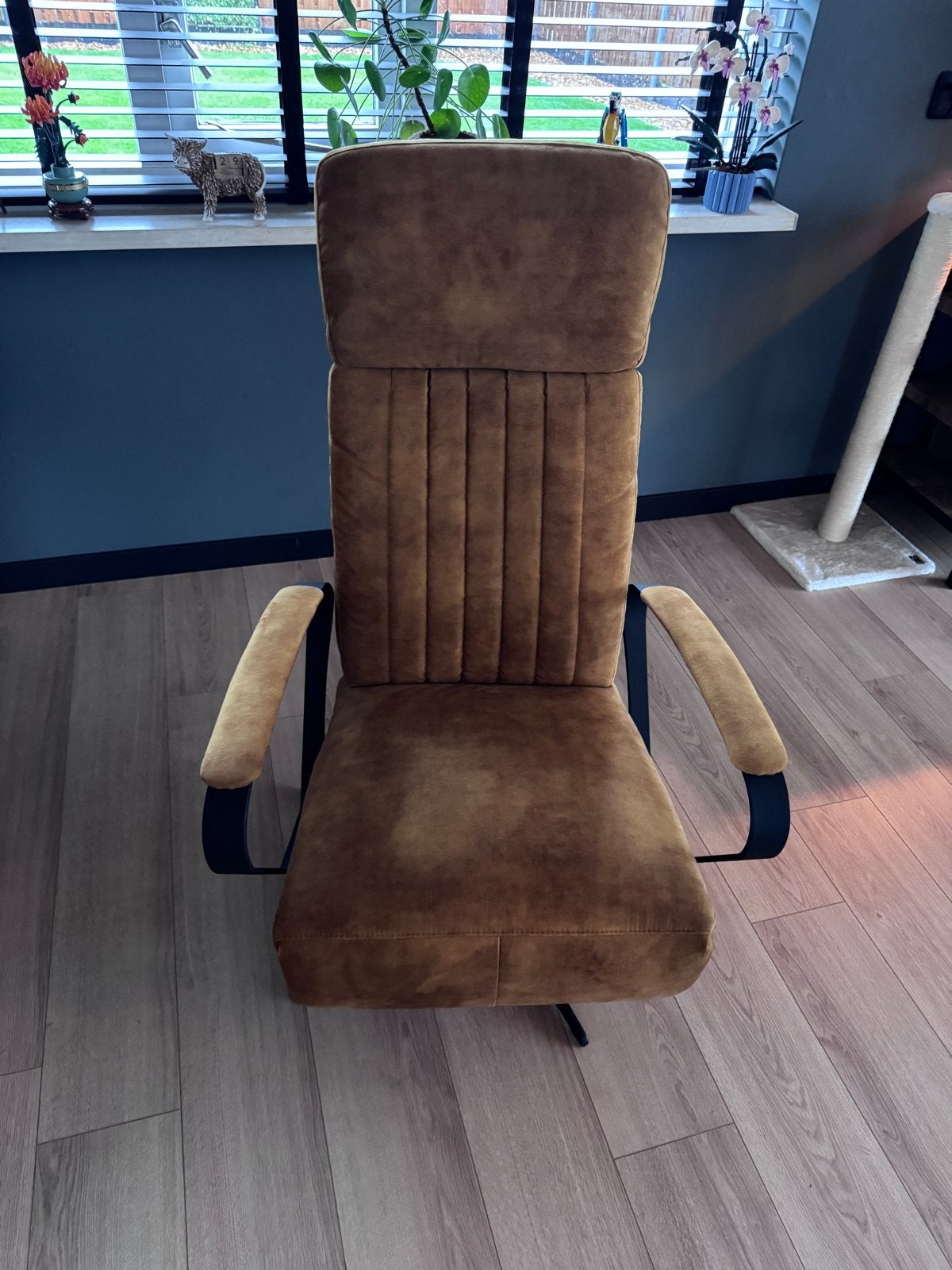 Comfortabele Relaxfauteuil - Zo goed als nieuw, Huis en Inrichting, Ophalen, Bruin, Zo goed als nieuw, Eén