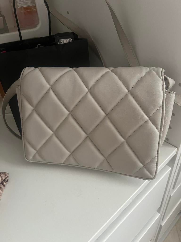 H&m tas, Ophalen of Verzenden, Gebruikt, Beige