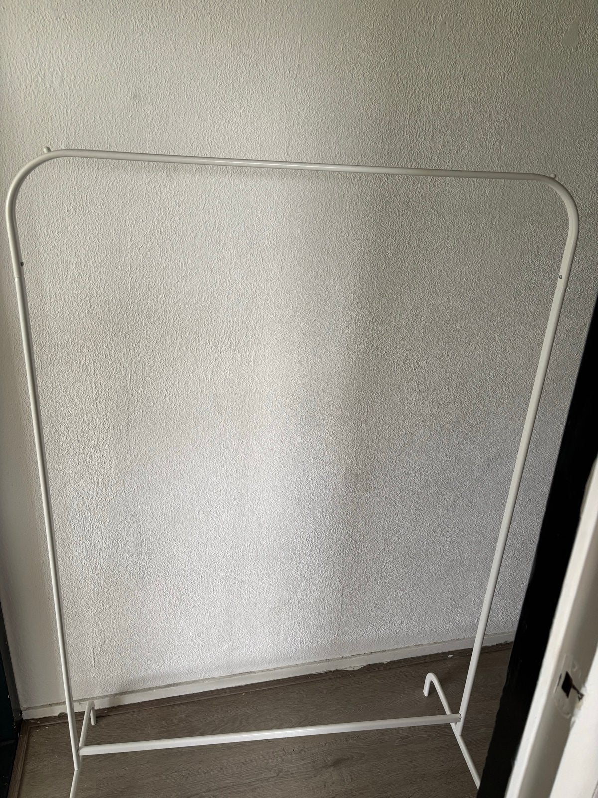 IKEA kledingrek, wit, gedemonteerd, Huis en Inrichting, Kasten | Kledingkasten, Ophalen, Gebruikt, Metaal, Met hangruimte