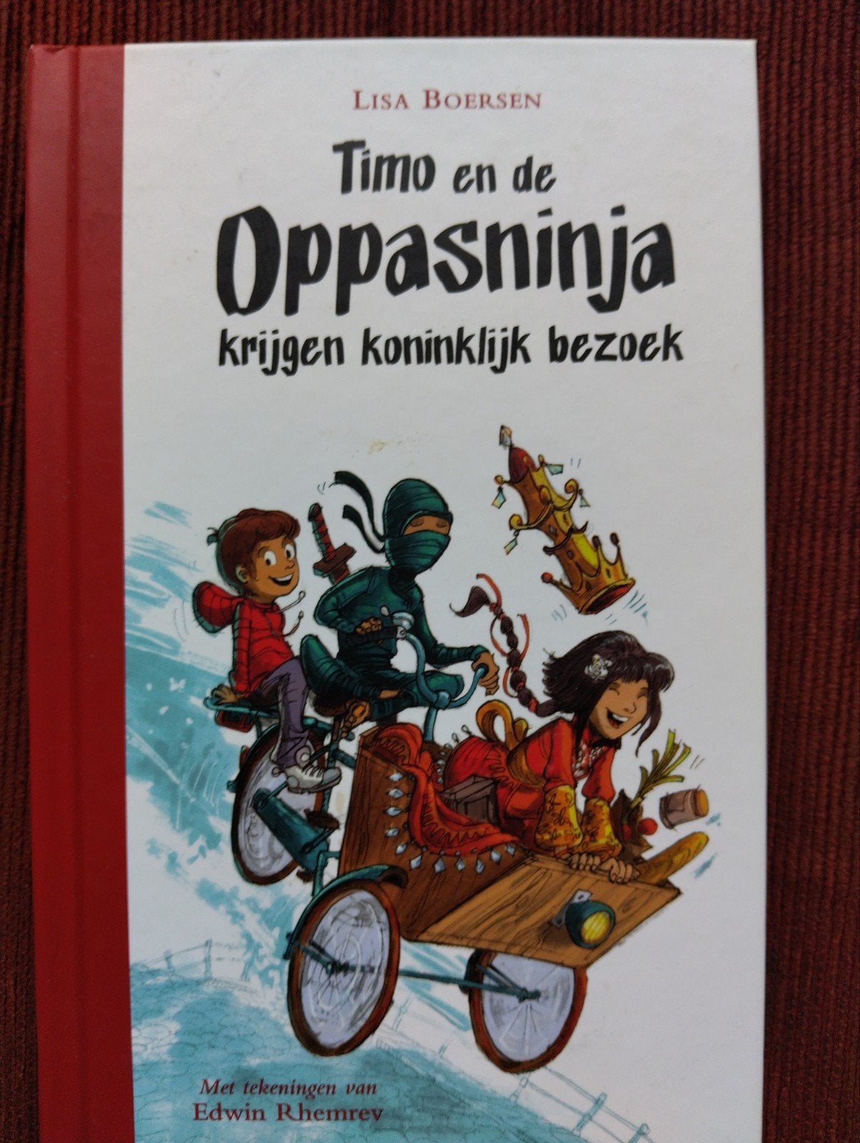 Timo en de oppasninja krijgen koninklijk bezoek, Fictie algemeen, Lisa Boersen, Ophalen of Verzenden, Zo goed als nieuw