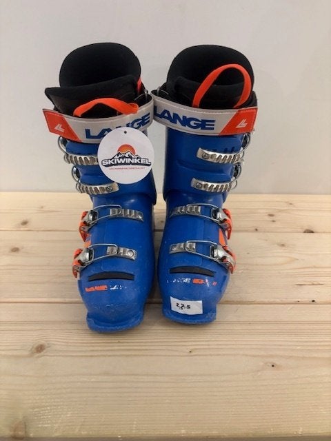 Lange RSJ 60 Kinder skischoenen  21.5/22.5/ 23.5 gebruikt, Sport en Fitness, Overige merken, 160 tot 180 cm, Gebruikt, Schoenen