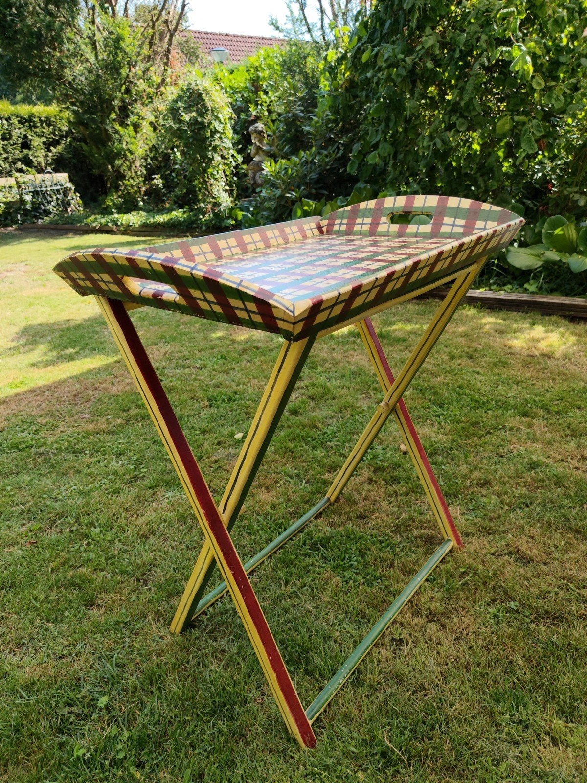 butlertray, inklapbaar dienblad op poten, bijzettafeltje, Ophalen of Verzenden