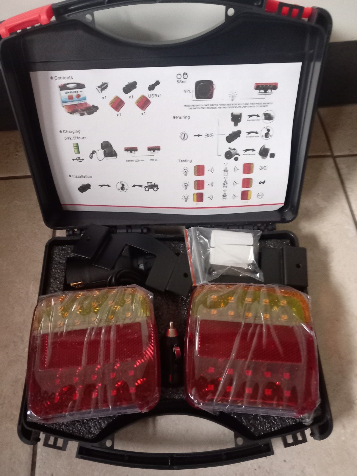 Nieuwe draadloze aanhanger verlichting, Ophalen, Nieuw