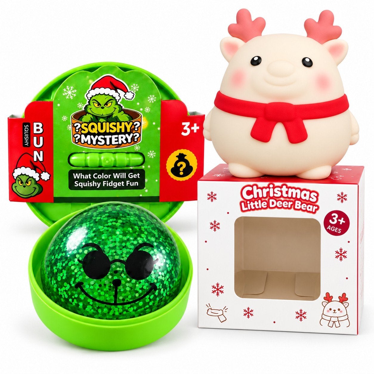 Kerst Squishy Mystery & Jumbo Bear | Nieuw | B2B & B2C, Overige typen, Nieuw, Ophalen of Verzenden, Info@groothandelbouman.nl