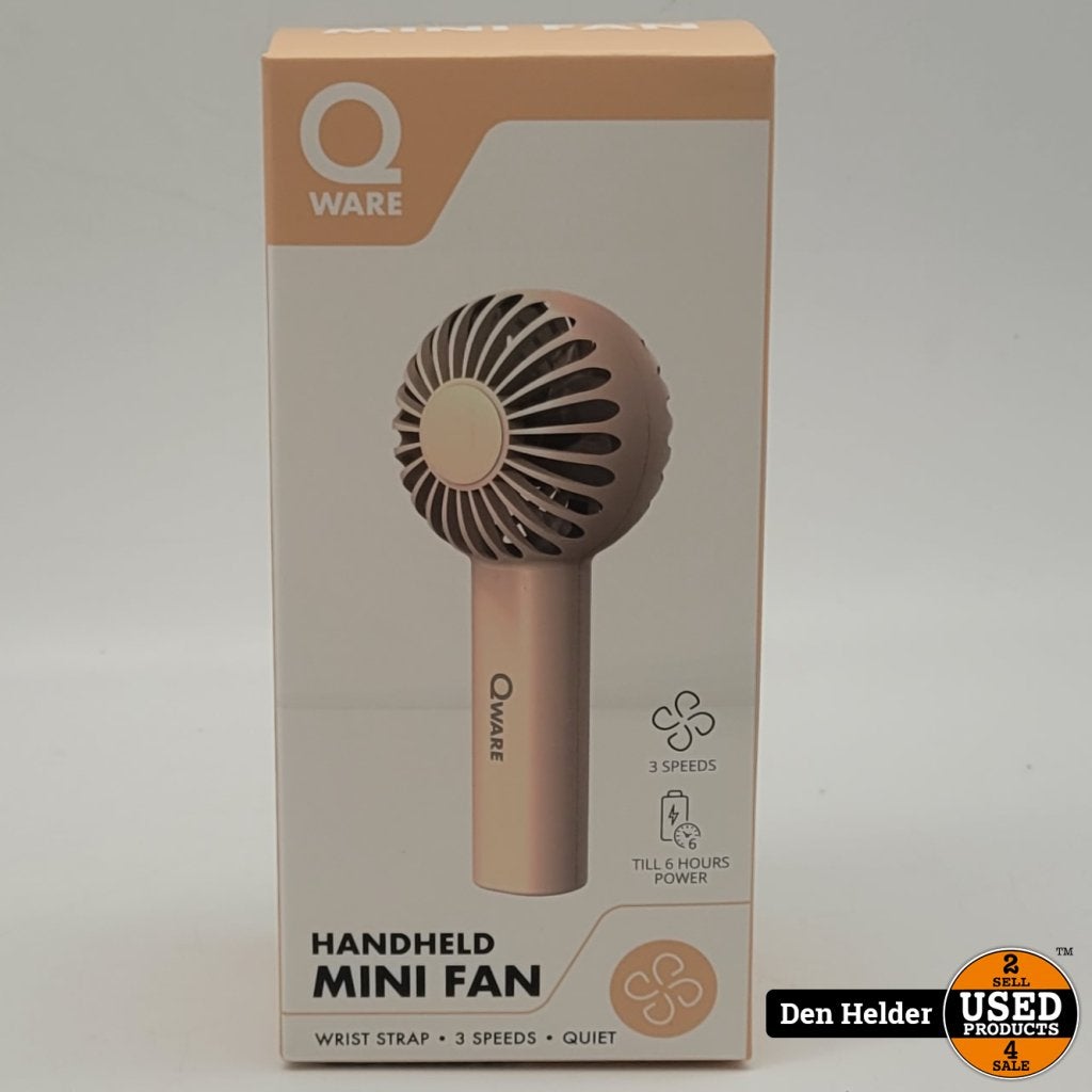 Qware Mini Handheld Fan - Nieuw in Doos, Qware, Gebruikt, Info@qware.co.uk, QWARE Limited
Cromwell House
15 Andover Road
Winchester, Hampshire SO23 7BT
United Kingdom