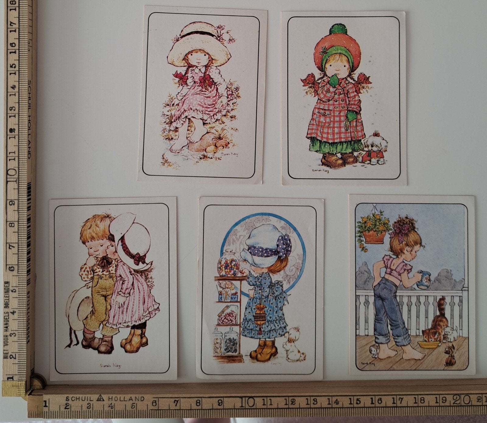 Setje van 5 Panini stickers Sarah Kay in goede staat, Ophalen of Verzenden, Zo goed als nieuw