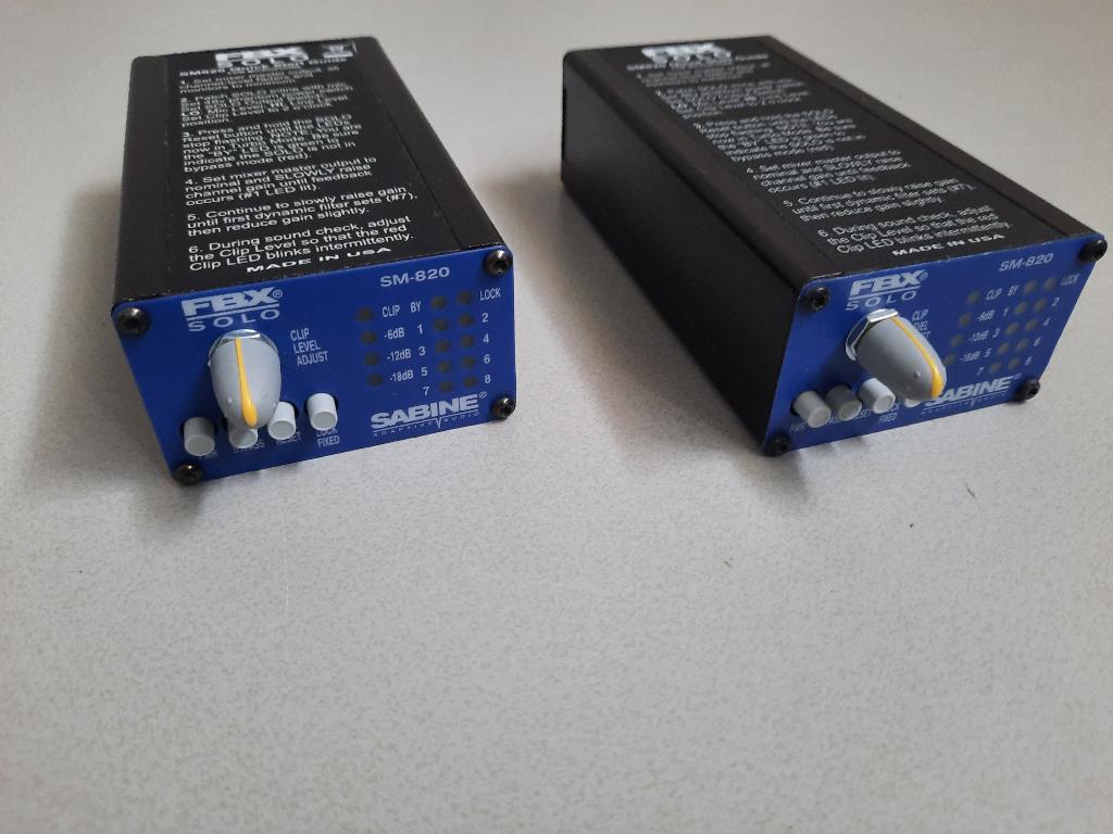 Sabine Audio FBX solo SM820, Ophalen of Verzenden, Gebruikt, Audio