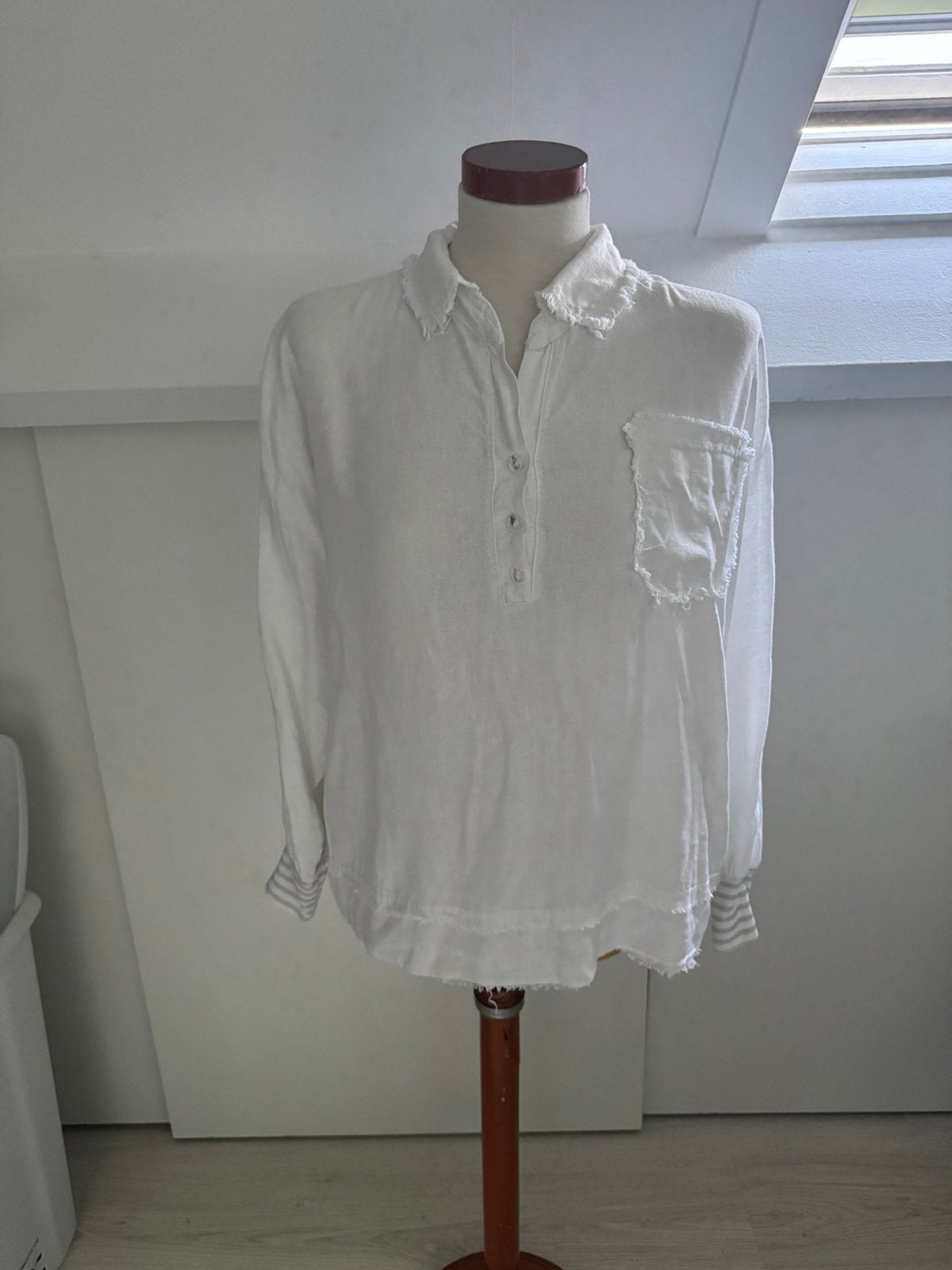 Blouse Triple Nine, Ophalen of Verzenden, Zo goed als nieuw, Maat 36 (S), Wit