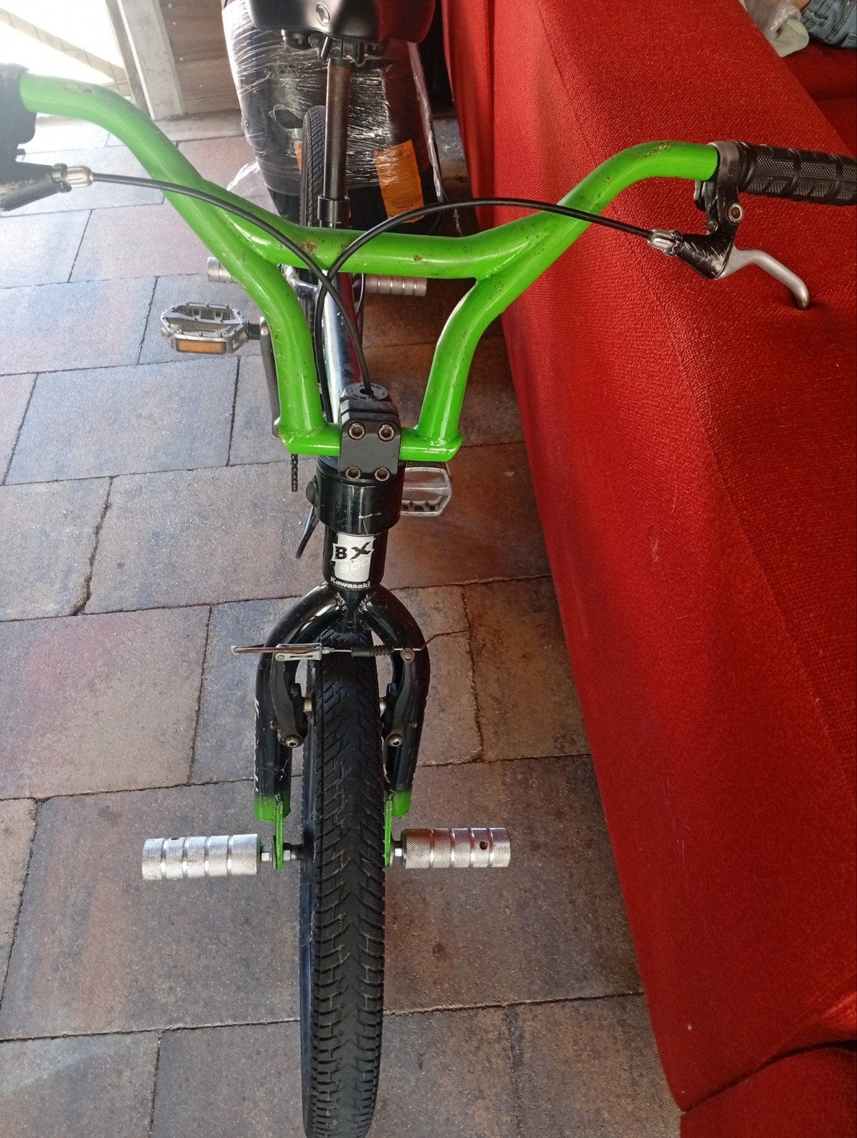 Kawasaki bx 500 crossfiets, Fietsen en Brommers, Ophalen, Gebruikt, Staal, Velgrem