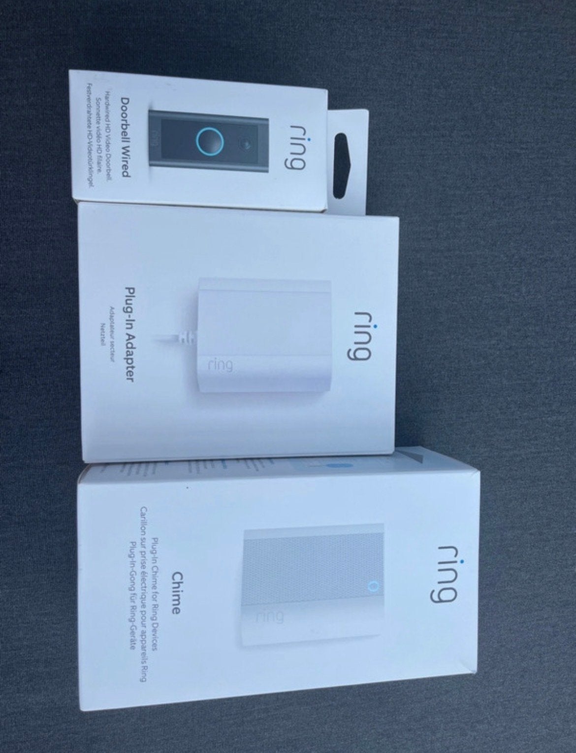 Ring Doorbell Wired, Plug-in Adapter en Chime - Nieuw, Ophalen of Verzenden, Bewegingsdetectiesensor, Nieuw, Bedraad