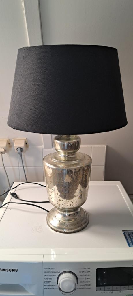 Zgan grote riviera maison lamp, Ophalen, Zo goed als nieuw, Glas, 50 tot 75 cm