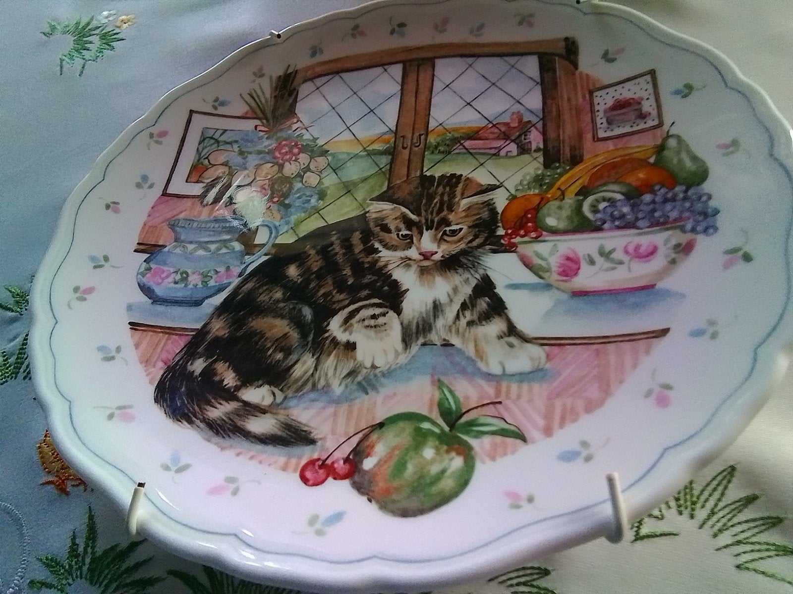 Royal Albert Country Kitten Collection Wandbord met Kat, Ophalen of Verzenden