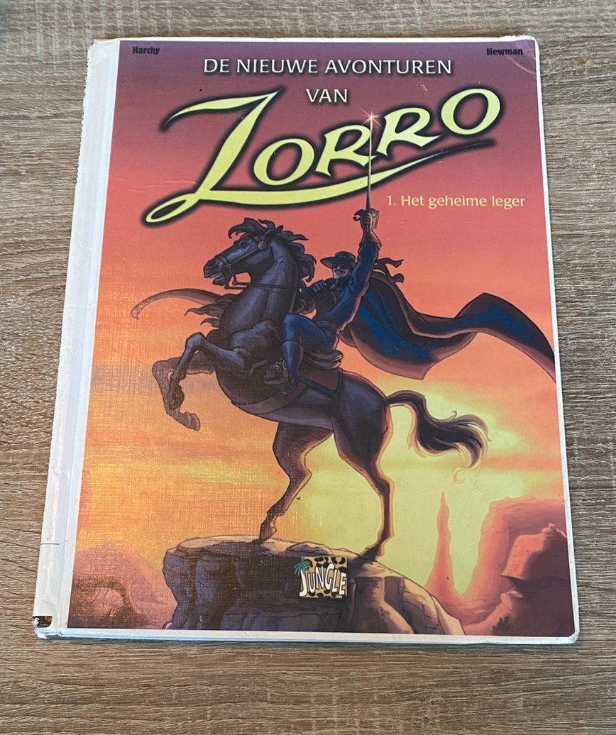 G. Newman - Zorro, Het geheime leger, Gelezen, Eén stripboek, G. Newman, Ophalen of Verzenden