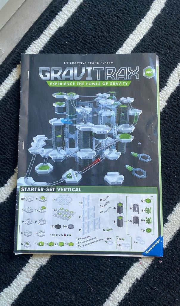 Gravitrax pro starter-set vertical, Overige merken, Gebruikt, Ophalen of Verzenden, Handmatig