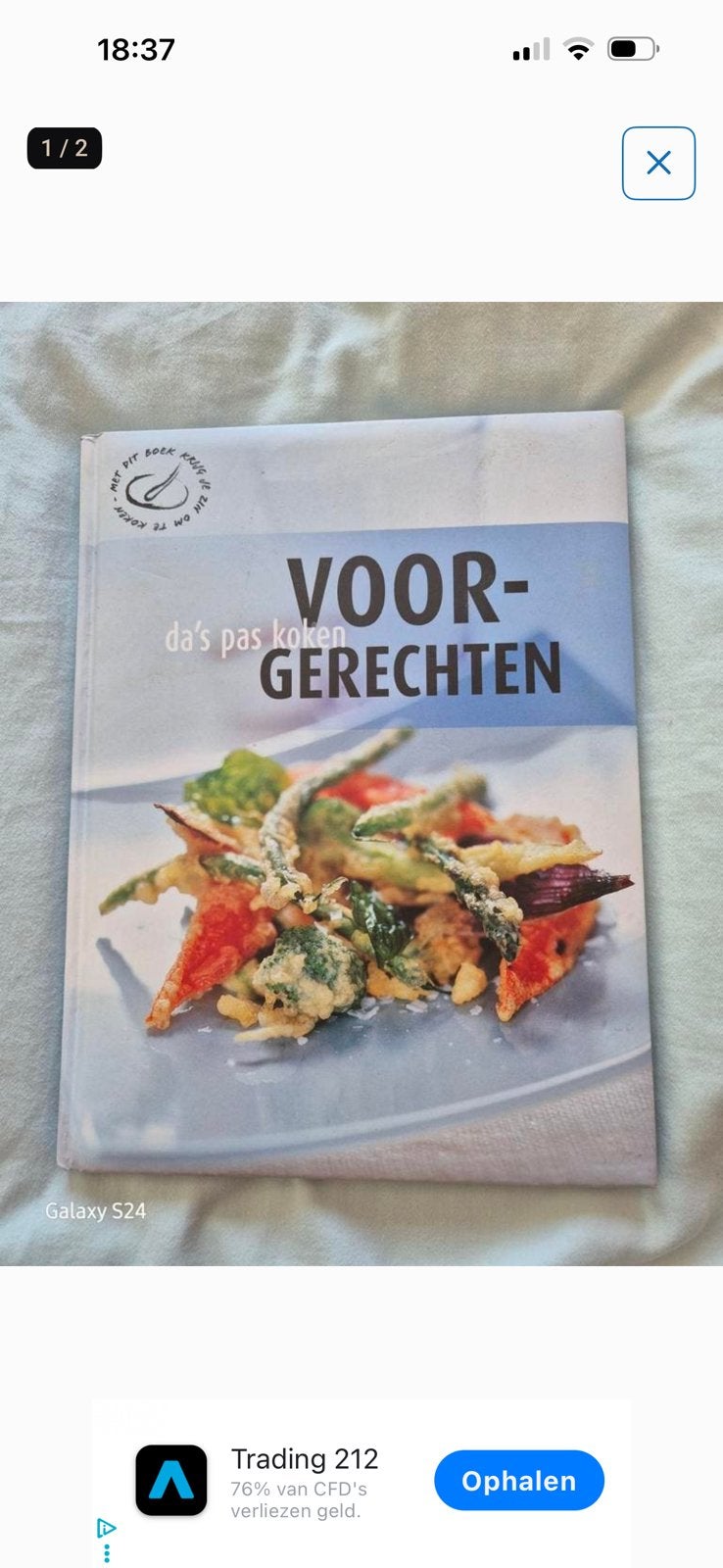VOORGERECHTEN - da's pas koken kookboek, Ophalen of Verzenden, Zo goed als nieuw